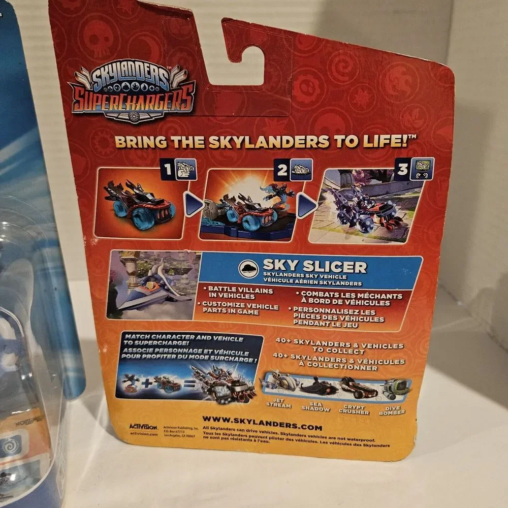 Skylanders SuperChargers Vehicle Sky Slicer & Jet Stream Bundle New Sealed‎